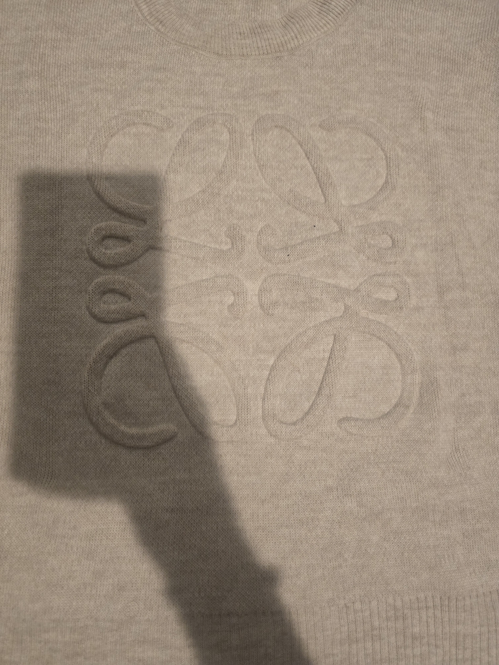 Loewe Cream Embossed Logo Sweater - Picture 2 of 6